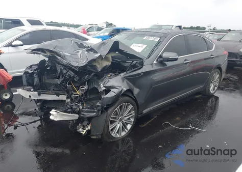 2018 Genesis G80 3.8 z USA, uszkodzony, nr VIN KMHGN4JE7JU237530
